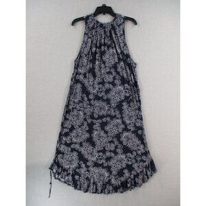 Loft Womens Paisley Print Sleeveless A-Line Dress Medium Rayon‎ Blend